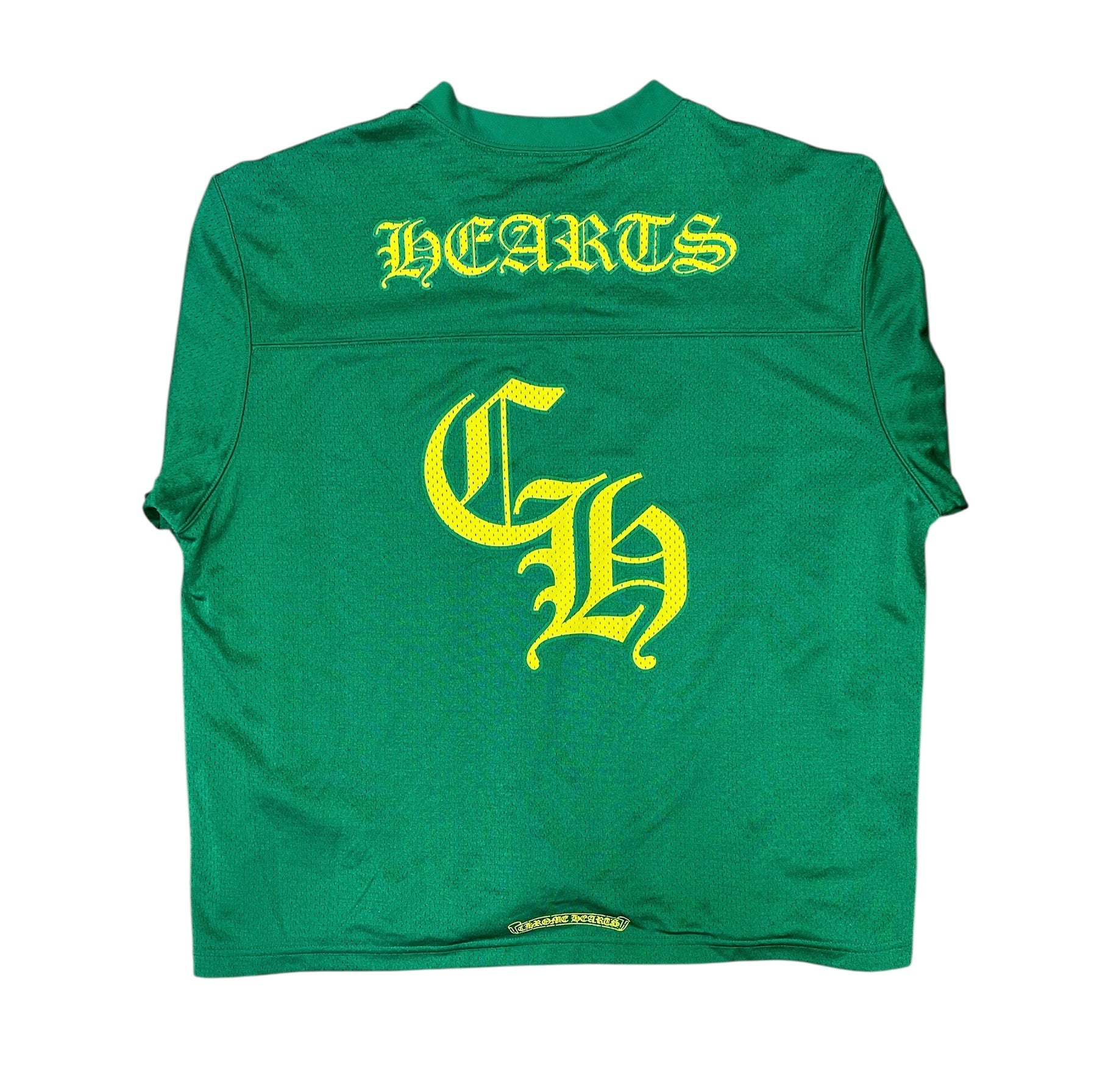 Chrome Hearts Mesh Warm Up Jersey Green/Yellow | Heat
