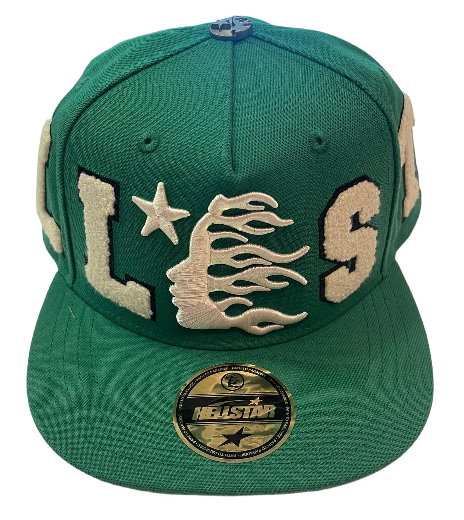 HellStar Green OG Patch Fitted Hat | Heat Archive Columbus