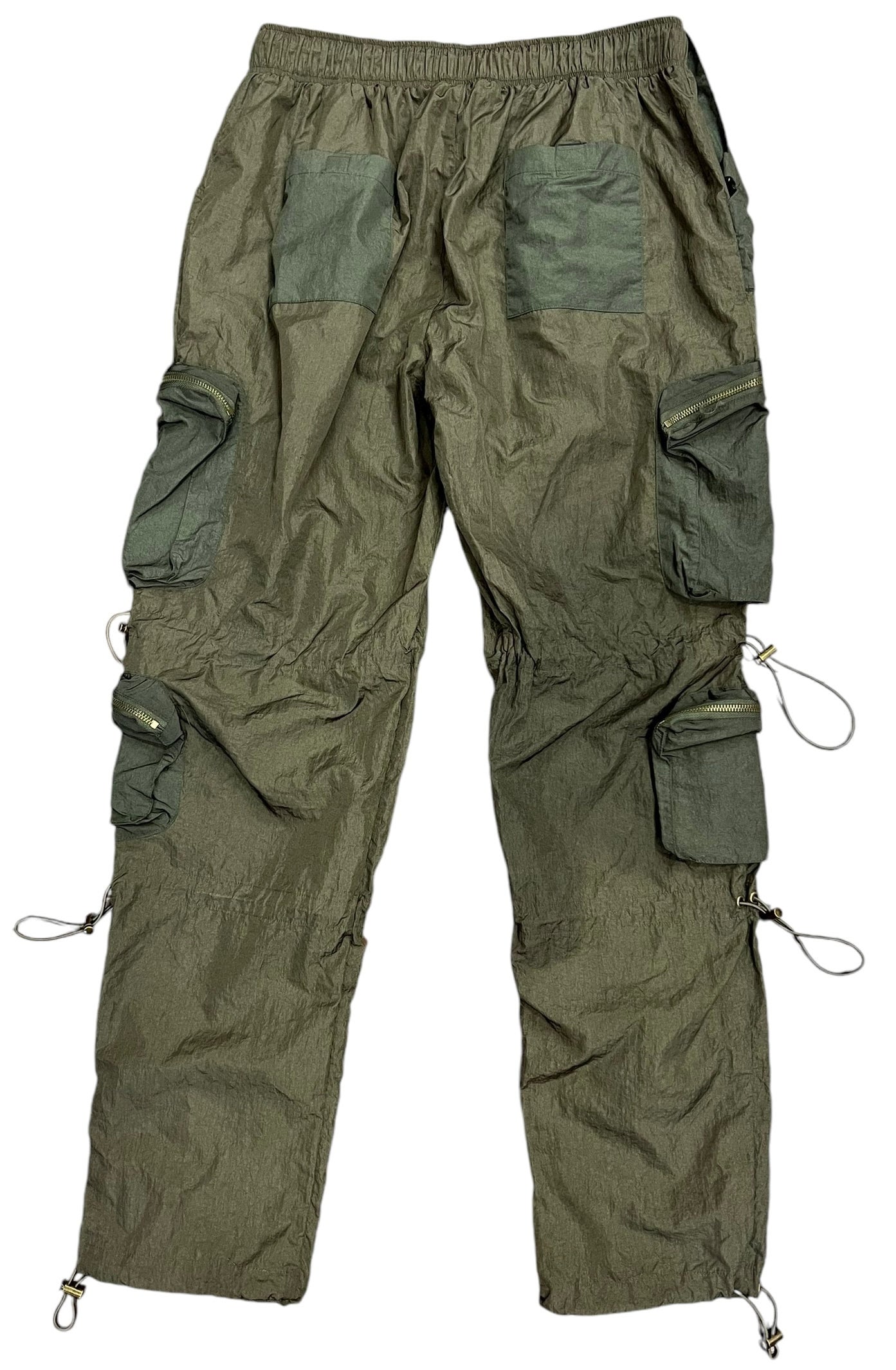 Kody Phillips Nylon Cargo Green Pant- Pre Owned | Heat Archive Columbus